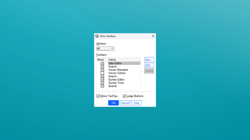 Cara Menampilkan Toolbar IBM SPSS yang Hilang di Windows