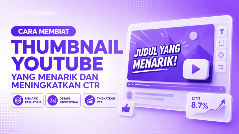 Cara Membuat Thumbnail YouTube yang Menarik dan Meningkatkan CTR
