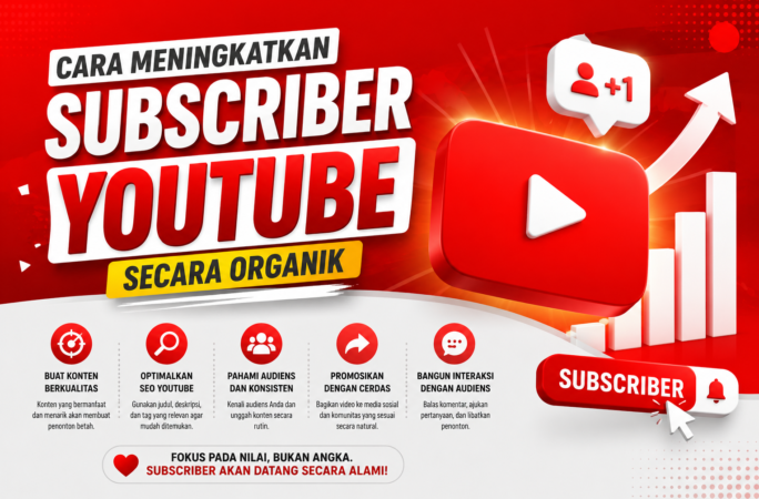 Cara Meningkatkan Subscriber YouTube Secara Organik Tanpa Jalan Pintas